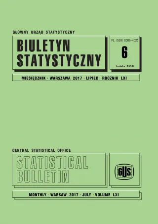 Powiększ obraz: Statistical  Bulletin  No  6/2017