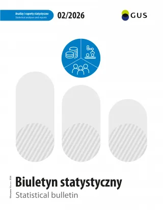 Powiększ obraz: Publication cover of Statistical Bulletin No 2/2026 