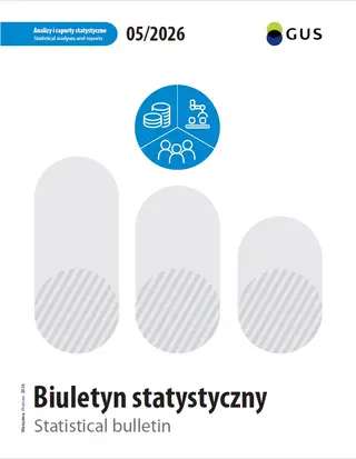 Powiększ obraz: Book cover of Statistical Bulletin No 5/2026 